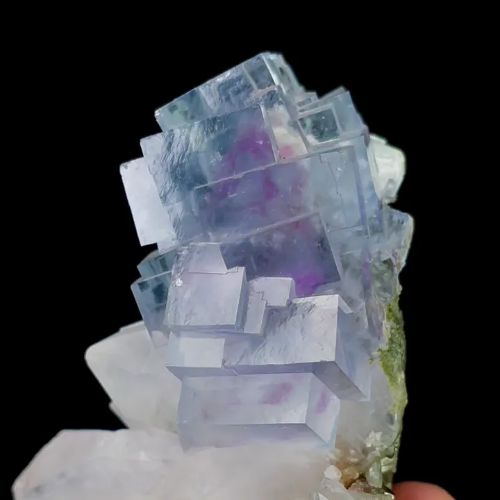 Natural Blue Phantom Fluorite Mineral Specimen,High Quality Stepped Specimen:YAOGANGXIAN (75*80*70mm) - image 5