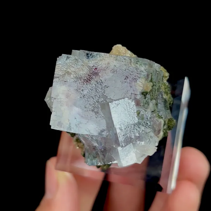 Natural Blue Phantom Fluorite, Mineral Specimen:Yaogangxian,Hunan (40*35*30MM) image