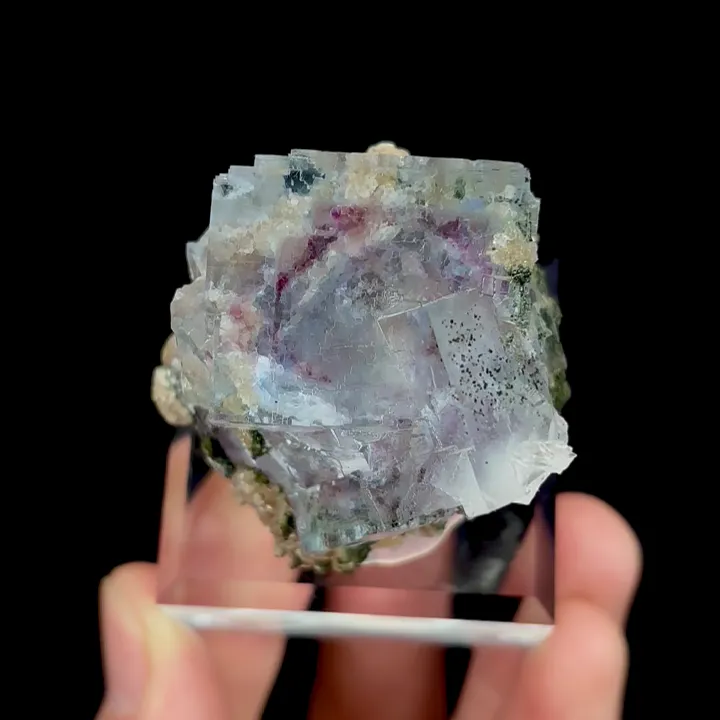 Natural Blue Phantom Fluorite, Mineral Specimen:Yaogangxian,Hunan (40*35*30MM) - image 5