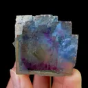 Natural Blue Phantom Fluorite, Mineral Specimen:Yaogangxian,Hunan (40*35*35MM) - image 3