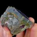 Natural Blue Phantom Fluorite, Mineral Specimen:Yaogangxian,Hunan (40*35*35MM) - image 2
