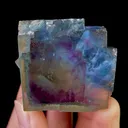 Natural Blue Phantom Fluorite, Mineral Specimen:Yaogangxian,Hunan (40*35*35MM) - image 1