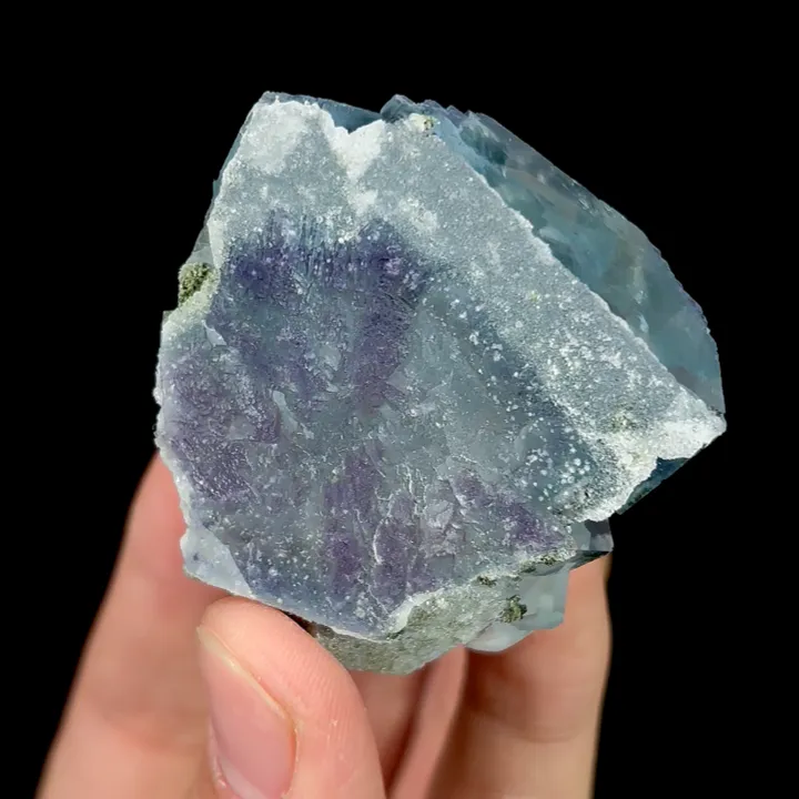 Natural Blue Phantom Fluorite, Mineral Specimen:Yaogangxian,Hunan (40*40*30MM) - image 2