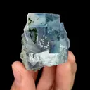 Natural Blue Phantom Fluorite, Mineral Specimen:Yaogangxian,Hunan (40*40*30MM) - image 3