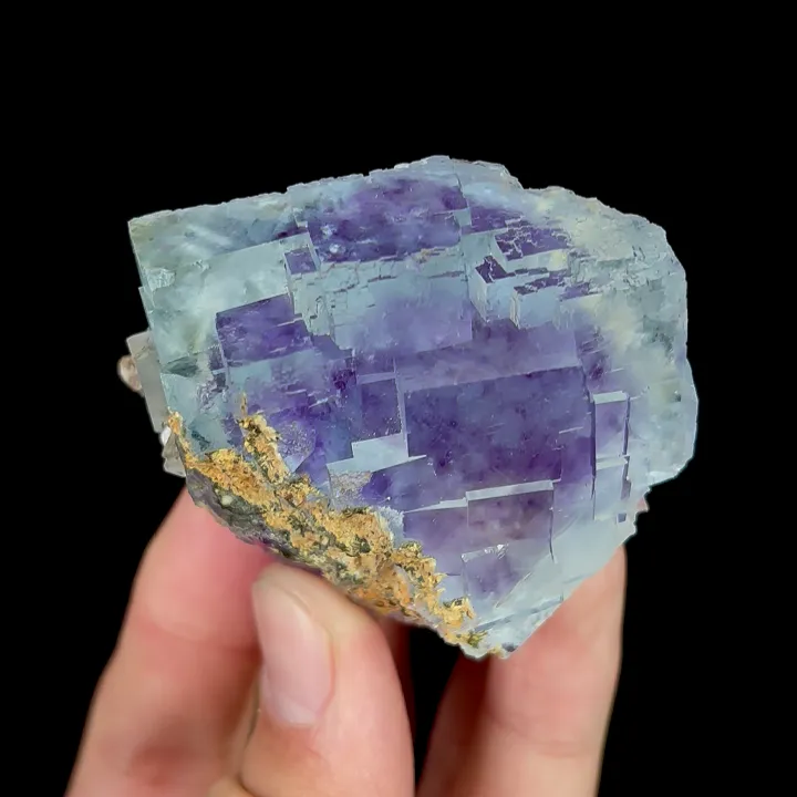Natural Blue Phantom Fluorite, Mineral Specimen:Yaogangxian,Hunan (50*50*35MM) - image 4