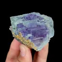 Natural Blue Phantom Fluorite, Mineral Specimen:Yaogangxian,Hunan (50*50*35MM) - image 4