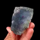 Natural Blue Phantom Fluorite, Mineral Specimen:Yaogangxian,Hunan (55*60*45MM) - image 5
