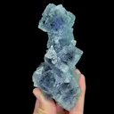Natural Blue Phantom Fluorite, Mineral Specimen:Yaogangxian,Hunan (60*115*50MM) - image 4