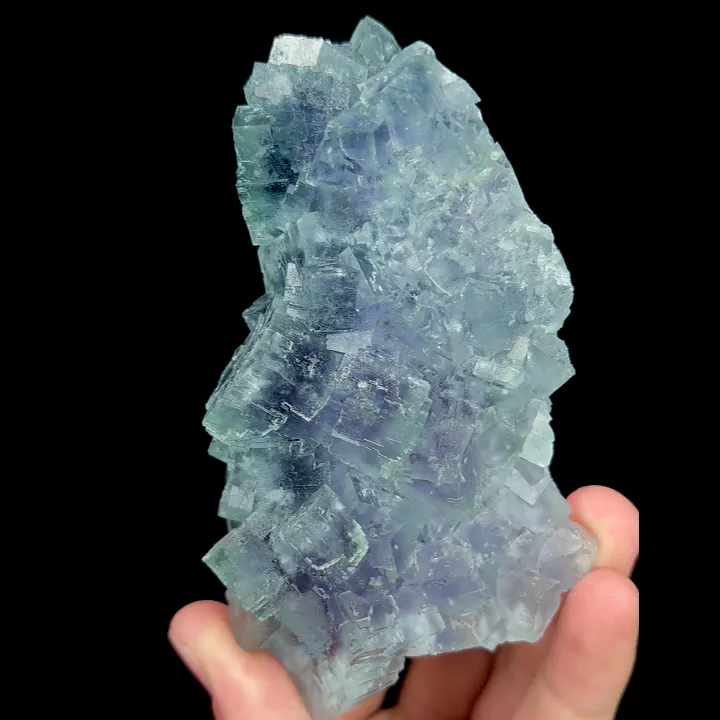 Natural Blue Phantom Fluorite, Mineral Specimen:Yaogangxian,Hunan (60*115*50MM) - image 3