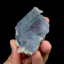 Natural Blue Phantom Fluorite, Mineral Specimen:Yaogangxian,Hunan (60*50*35MM) - image 2