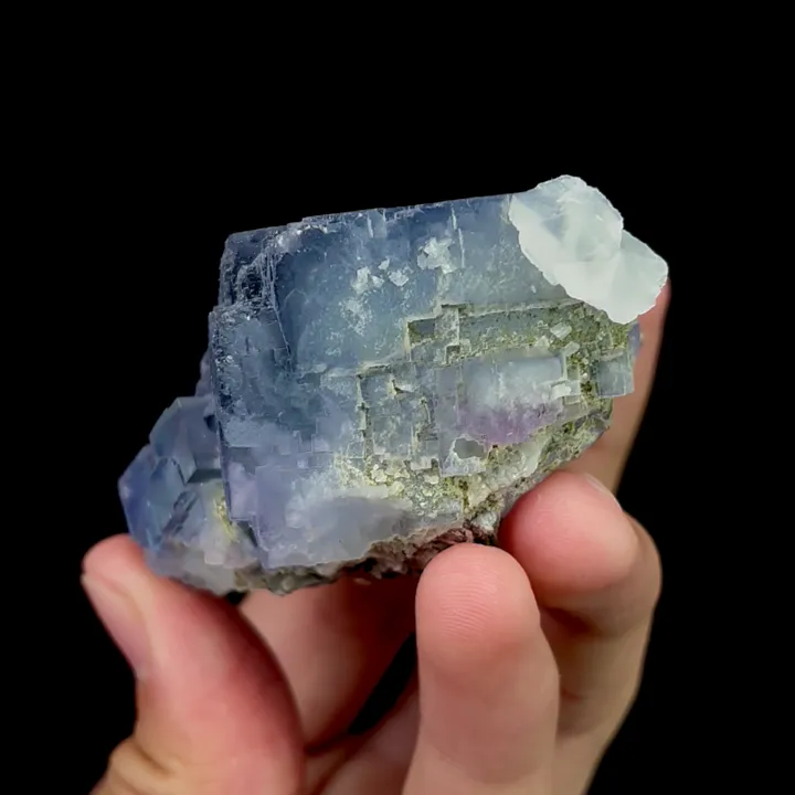 Natural Blue Phantom Fluorite, Mineral Specimen:Yaogangxian,Hunan (60*50*35MM) - image 4