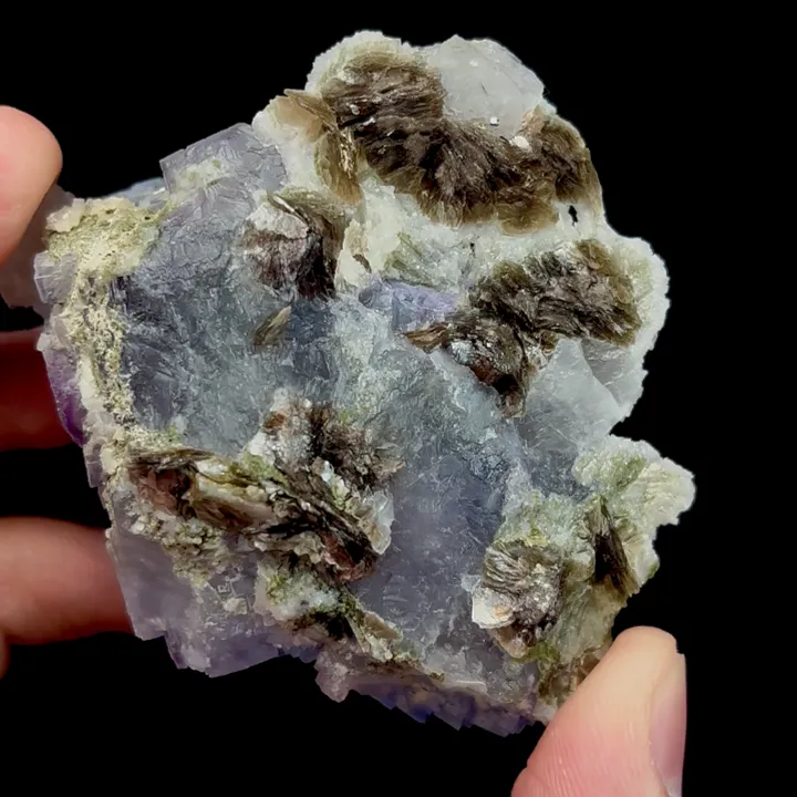 Natural Blue Phantom Fluorite, Mineral Specimen:Yaogangxian,Hunan (60*50*35MM) - image 3