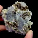Natural Blue Phantom Fluorite, Mineral Specimen:Yaogangxian,Hunan (60*50*35MM) - image 3