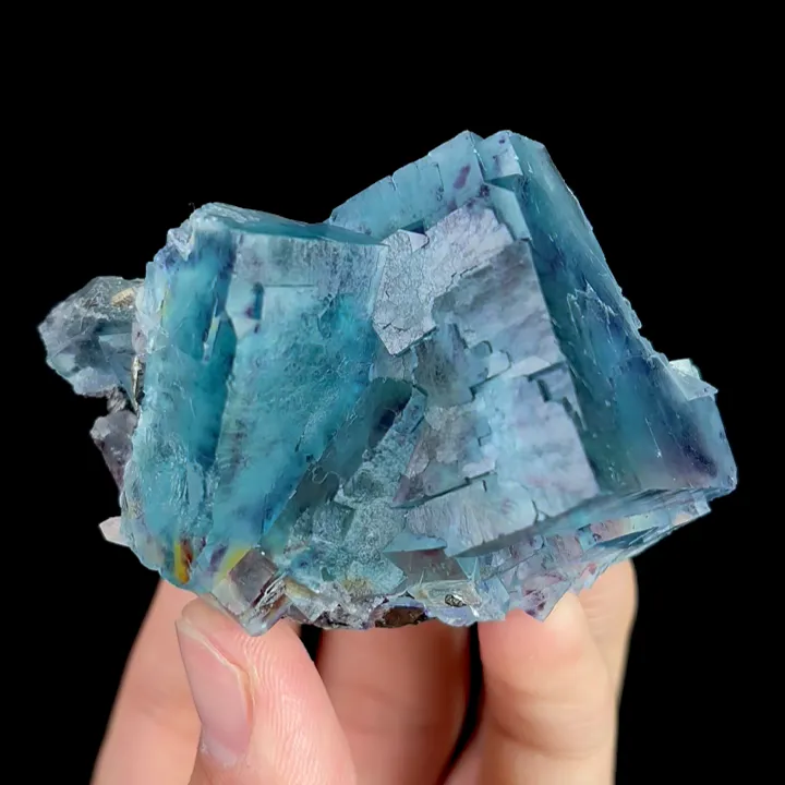 Natural Blue Phantom Fluorite, Mineral Specimen:Yindu,Inner Mongolia (35*50*50MM) - image 3
