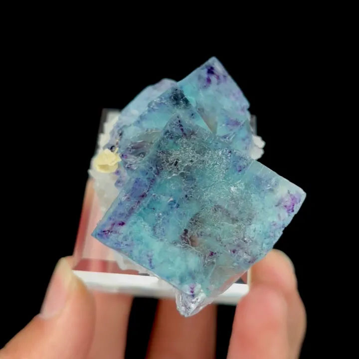 Natural Blue Phantom Fluorite, Mineral Specimen:Yindu,Inner Mongolia (55*35*30MM) - image 3