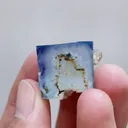 Natural Blue Phantom Fluorite,Mineral Specimen: Yindu,Inner Mongolia (20*20*15MM) - image 4