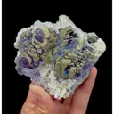 Natural Blue Purple Fluorite and Pyrite Mineral Specimen,High Quality Specimen,YAO GANG XIAN,HUNAN,CHINA(85*77*42mm) - image 1