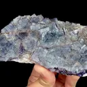 Natural Blue Purple Fluorite, Mineral Specimen: Zhejiang,China (180*70*40MM) - image 2