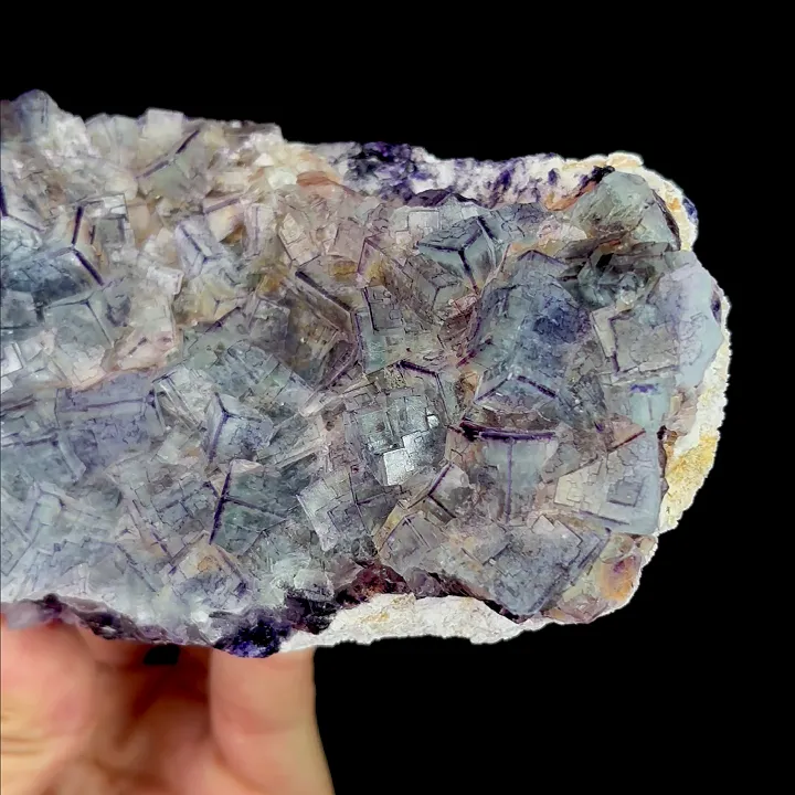 Natural Blue Purple Fluorite, Mineral Specimen: Zhejiang,China (180*70*40MM) - image 3