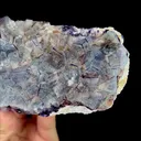 Natural Blue Purple Fluorite, Mineral Specimen: Zhejiang,China (180*70*40MM) - image 3
