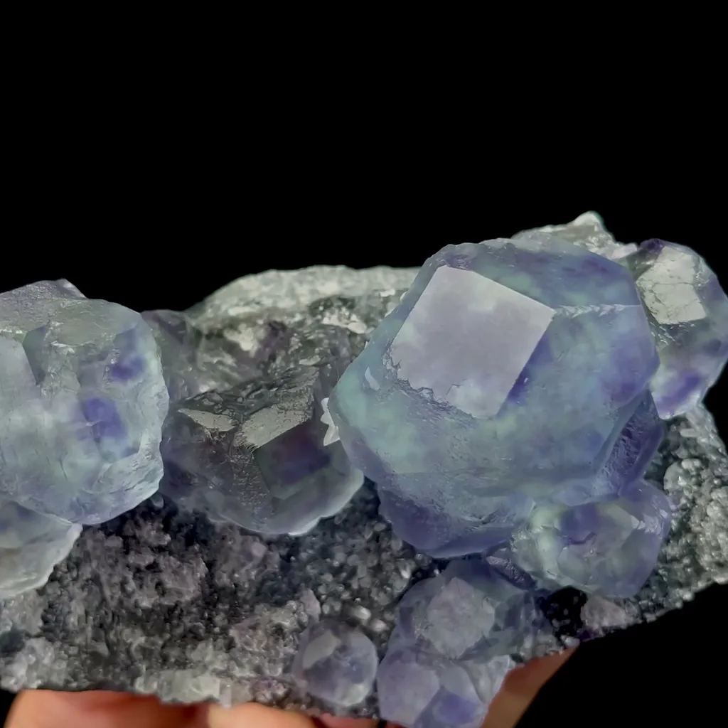 Natural Blue Purple Fluorite Mineral Specimen,High Quality Specimen,FUJIAN,CHINA(105*64*48mm) - image 3