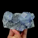 Natural Blue Purple Fluorite Mineral Specimen,High Quality Specimen,FUJIAN,CHINA(105*64*48mm) - image 4