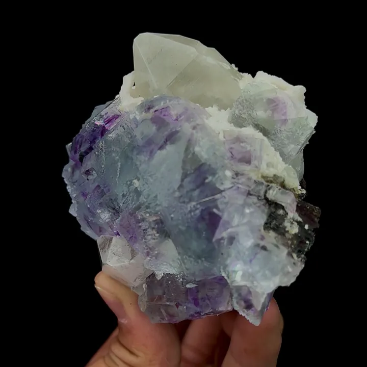 Natural Blue Purple Fluorite Mineral Specimen,High Quality Specimen:YAO GANG XIAN,CHINA(102*70*71mm) - image 2