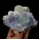 Natural Blue Purple Fluorite Mineral Specimen,High Quality Specimen:YAO GANG XIAN,CHINA(102*70*71mm) - image 1