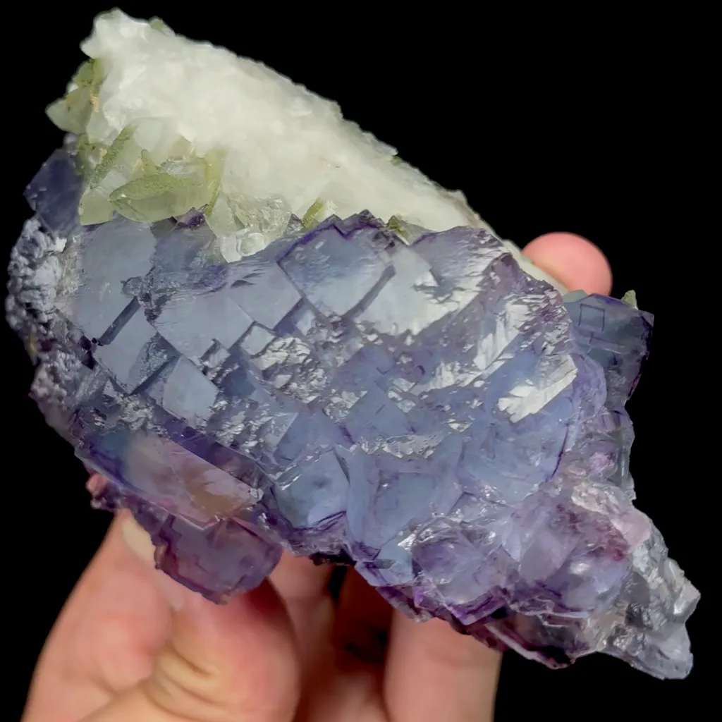 Natural Blue Purple Fluorite Mineral Specimen,High Quality Specimen,YAO GANG XIAN,HUNAN,CHINA(118*56*54mm) - image 2