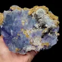 Natural Blue Purple Fluorite Mineral Specimen,High Quality Specimen,YAO GANG XIAN,HUNAN,CHINA(175*128*60mm) - image 3