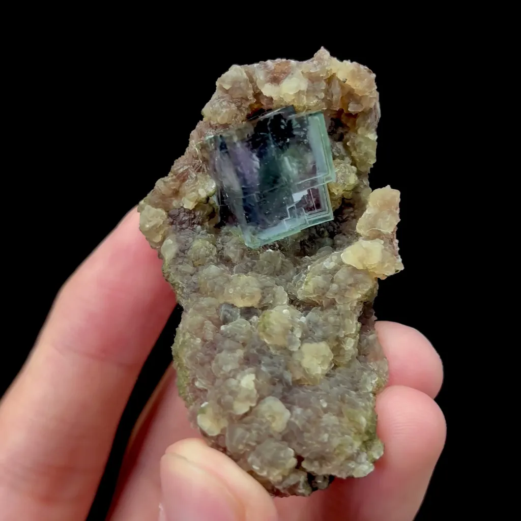 Natural Blue Purple Fluorite Mineral Specimen,High Quality Specimen,YAO GANG XIAN,HUNAN,CHINA(59*37*26mm) - image 3