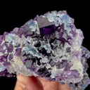 Natural Blue Purple Fluorite Mineral Specimen,High Quality Specimen,ZHEJIANG,CHINA(100*80*34mm) - image 2