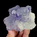 Natural Blue Purple Fluorite,Ladder Pattern Mineral Specimen:SHANGBAO (110*75*50mm) - image 2
