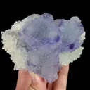 Natural Blue Purple Fluorite,Ladder Pattern Mineral Specimen:SHANGBAO (110*75*50mm) - image 3