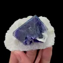 Natural Blue Purple Octahedral Fluorite Mineral Specimen,High Quality Specimen,ZHEJIANG,CHINA(73*52*38mm) - image 2