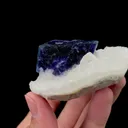 Natural Blue Purple Octahedral Fluorite Mineral Specimen,High Quality Specimen,ZHEJIANG,CHINA(73*52*38mm) - image 3