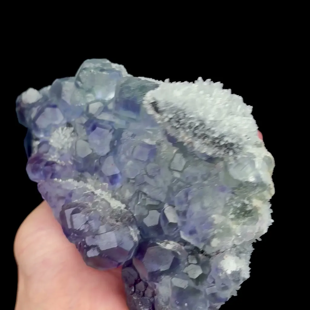 Natural Blue Purple Phantom Fluorite and Crystal Mineral Specimen,High Quality Specimen,FUJIAN,CHINA(150*105*55mm) - image 3