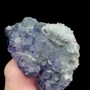 Natural Blue Purple Phantom Fluorite and Crystal Mineral Specimen,High Quality Specimen,FUJIAN,CHINA(150*105*55mm) - image 3