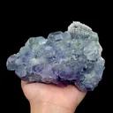 Natural Blue Purple Phantom Fluorite and Crystal Mineral Specimen,High Quality Specimen,FUJIAN,CHINA(150*105*55mm) - image 1