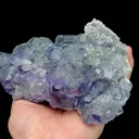 Natural Blue Purple Phantom Fluorite and Crystal Mineral Specimen,High Quality Specimen,FUJIAN,CHINA(150*105*55mm) - image 2