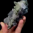 Natural Blue Purple Phantom Fluorite and Crystal Mineral Specimen,High Quality Specimen,YAO GANG XIAN,HUNAN,CHINA(108*75*45mm) - image 3