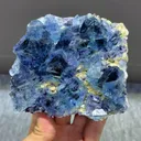 Natural Blue Purple Phantom Fluorite and Dolomite coexist comes from Yindu,Neimenggu 110*100*40MM - image 4