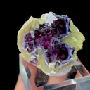 Natural Blue Purple Phantom Fluorite and Mica, Mineral Specimen: Inner Mongolia,China (50*30*15MM) - image 3