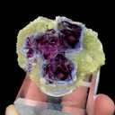 Natural Blue Purple Phantom Fluorite and Mica, Mineral Specimen: Inner Mongolia,China (50*30*15MM) - image 4