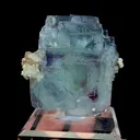 Natural Blue Purple Phantom Fluorite and Quartz, Mineral Specimen:Yaogangxian,Hunan (50*45*50MM) - image 5