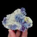 Natural Blue Purple Phantom Fluorite and Siderite Mineral Specimen,High Quality Specimen,YINDU,INNER MONGOLIA,CHINA(84*59*24mm) - image 4