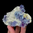 Natural Blue Purple Phantom Fluorite and Siderite Mineral Specimen,High Quality Specimen,YINDU,INNER MONGOLIA,CHINA(84*59*24mm) - image 2