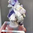 Natural Blue Purple Phantom Fluorite coexists with Quartz comes from Yaogangxian,Hunan 50*50*30MM - image 3