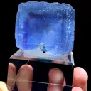 Natural Blue Purple Phantom Fluorite comes from Fujian 45*40*40MM - image 2