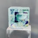 Natural Blue Purple Phantom Fluorite comes from Inner Mongolia,China 15*10*12MM - image 4